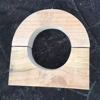 保冷墊木  雙螺栓管夾 風管木托