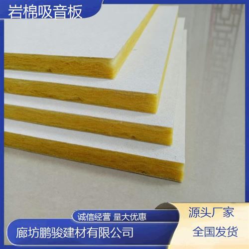 鑫鹏骏 岩棉吸音板 隔音降噪 材质轻盈 大量批发