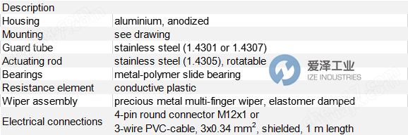 NOVOTECHNIK線性傳感器LWX-0360-002
