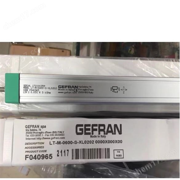 Gefran杰佛倫線性TWIIST傳感器