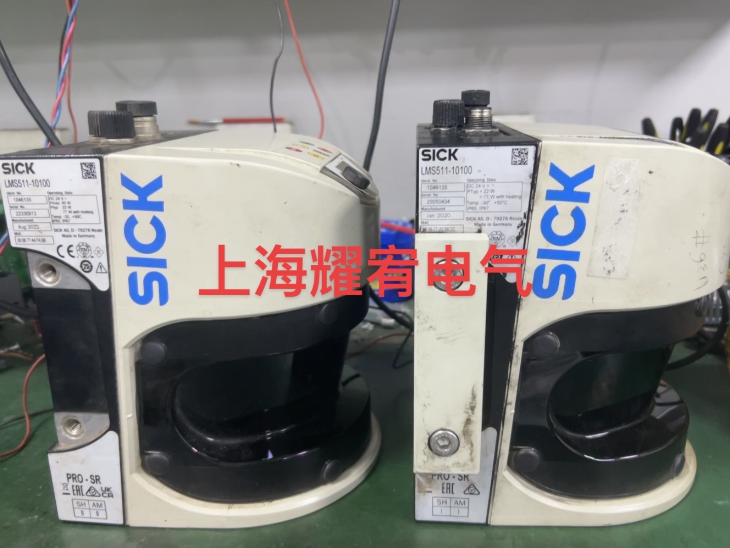 維修西克SICK激光傳感器上電報警E1故障（芯片級修理）
