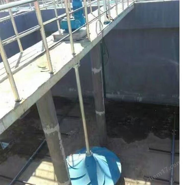 高濃高鹽廢水池雙曲面攪拌機(jī)