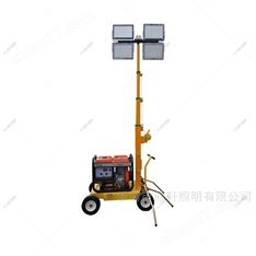LED600W多方位自動升降工作燈2KW本田發電機