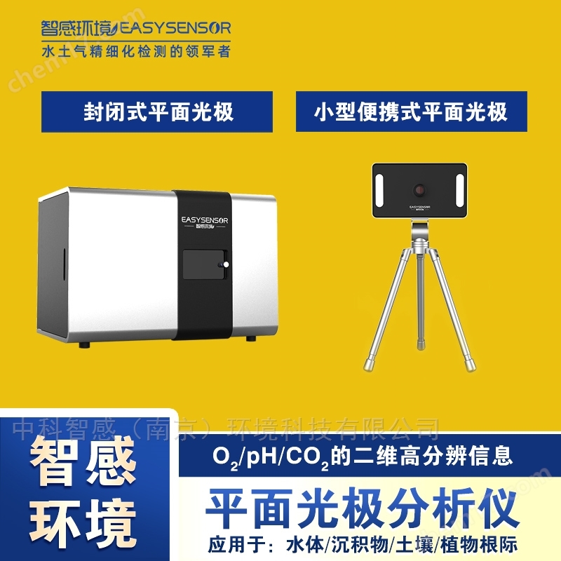 平面光極 沉積物水界面DO/pH實時成像檢測
