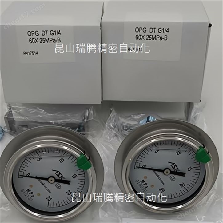 日本ASK充油壓力表OPG-DT-G1/4-60x25MPa-B