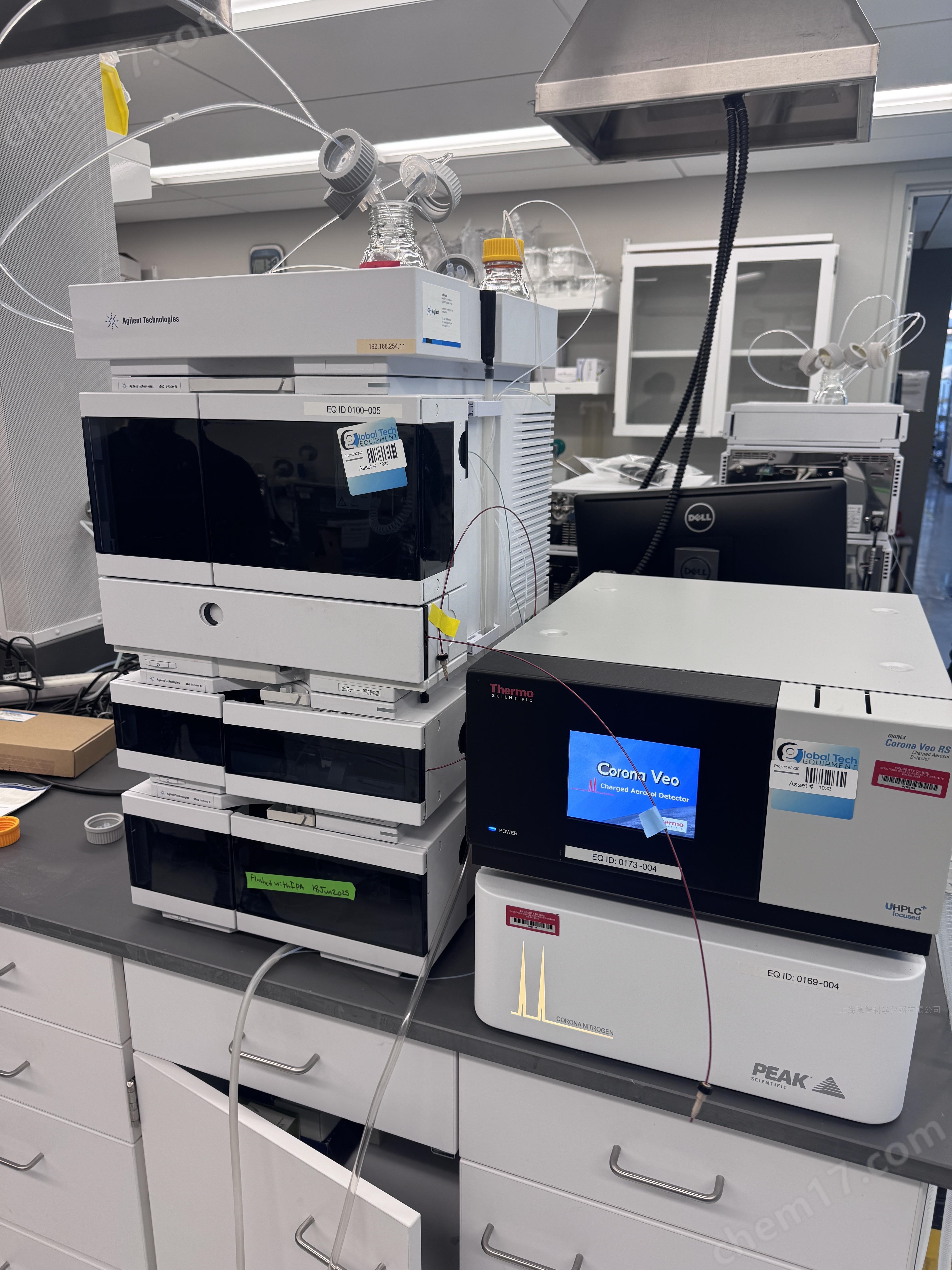 安捷倫1260液相色譜儀配賽默飛CAD檢測器