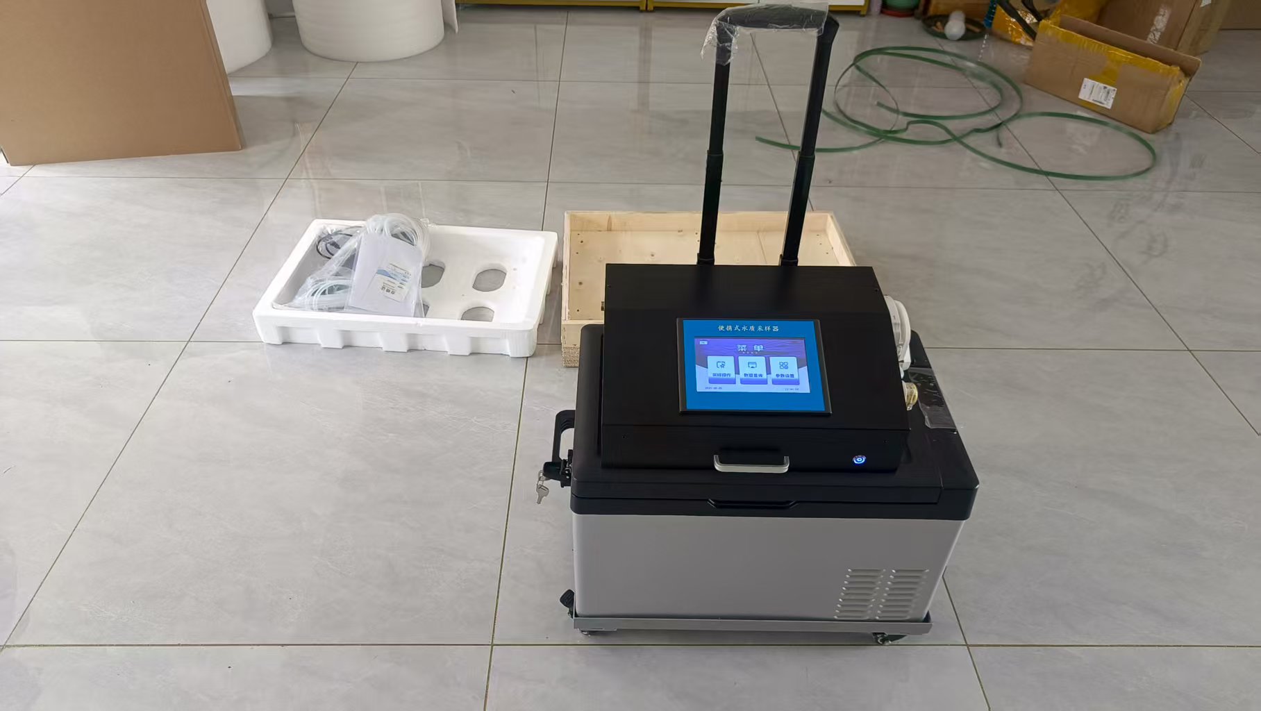 青島新業(yè)環(huán)保XY-8003TX水質(zhì)采樣器助力山東勝藍(lán)生物高效監(jiān)測
