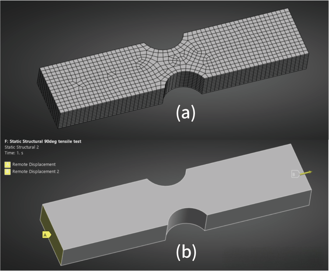 SFRC 建模的網格與拉力設置