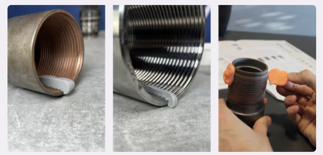 利用Sylvac工业仿形胶泥印模材料进行API螺纹检测