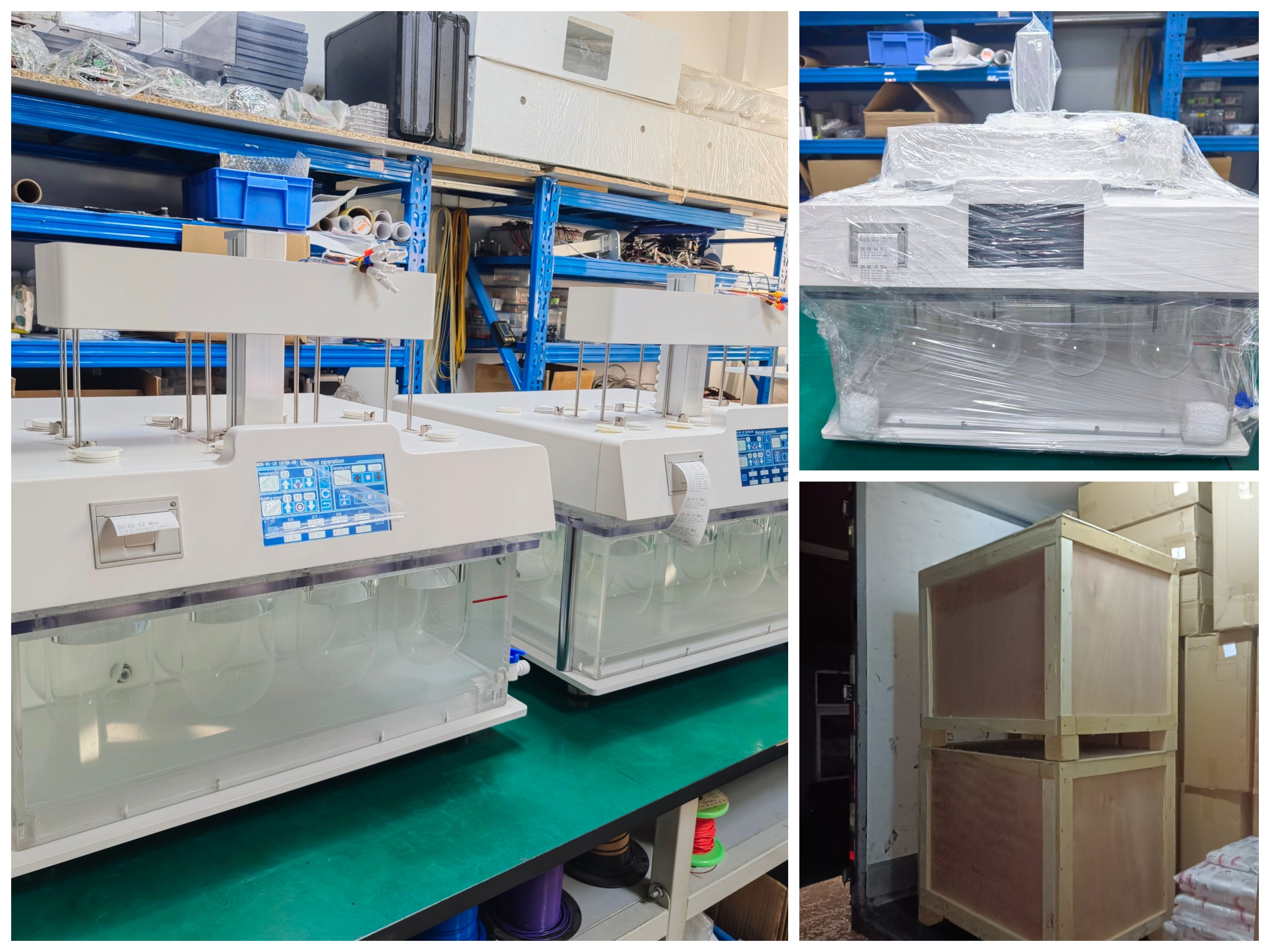 海益達八杯DT08C溶出儀-阿富汗出口專用藥品檢測設備順利發(fā)運