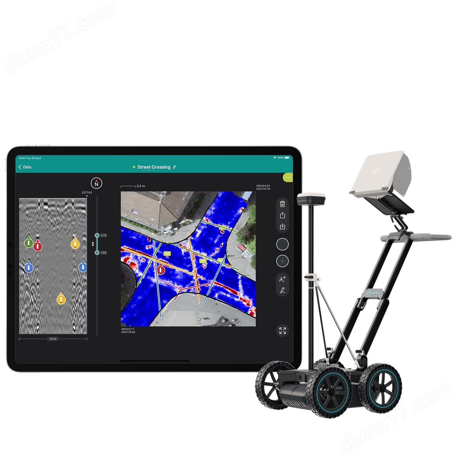 步進(jìn)頻率連續(xù)波雷達(dá)技術(shù)GS8000探地雷達(dá)